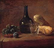 Still life with plums Jean Baptiste Simeon Chardin